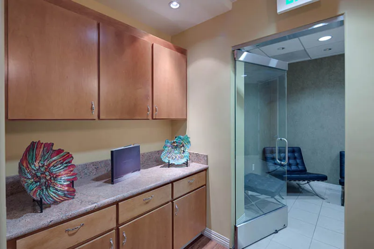 Entrance to Digital Dental Practice dental office operatory rooms.